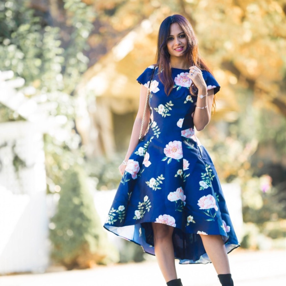 Structured Floral dress